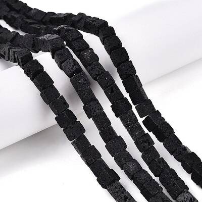Natural Lava Rock Beads Strands