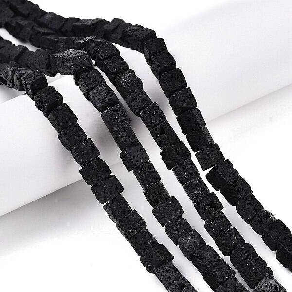 Natural Lava Rock Beads Strands