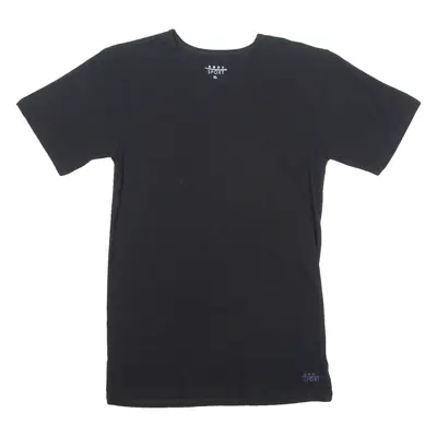 BODY SPORT Mens T-Shirt Black Crew Neck XL