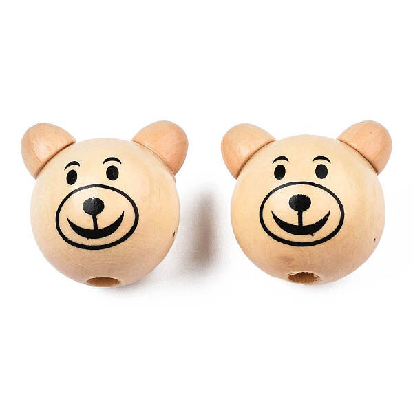 Natural Wooden European Beads