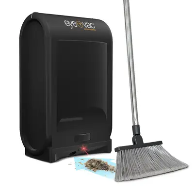 EYEVAC Pro Automatic Dustpan & Touchless Vacuum - 1400W Motor, 23kPA Suction, 4.8L Bagless Canister, 1-Year Warranty, Ideal f...
