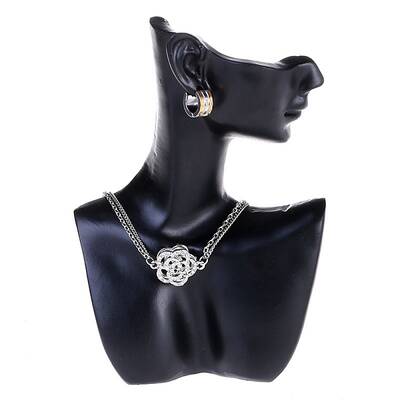 High End Resin Side Body Model Portrait Jewelry Stand