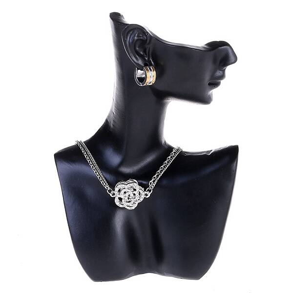 High End Resin Side Body Model Portrait Jewelry Stand
