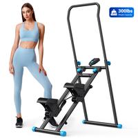 MERACH Adjustable Resistance Stair Stepper with Handlebar Compact Cardio Climber Exercise Machine Vertical Climber for HomeGy...