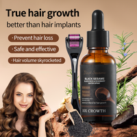 【FDA Hair Growth Essence】Black sesame and ginseng essence l Anti-hair loss Hair care l Scalp care, anti-hair loss | Stren...