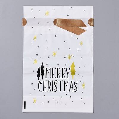 Christmas Drawstring Gift Bags