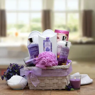 Gift Baskets Lavender Spa Gift Basket