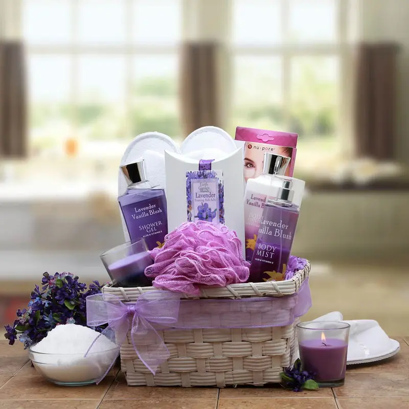 Gift Baskets Lavender Spa Gift Basket