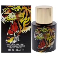Ed Hardy Tiger by Christian Audigier for Men - 1 oz EDP Spray Woody Aromatic Fragrance with Bergamot & Mint Notes - Perfumes