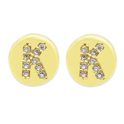 Brass Micro Pave Clear Cubic Zirconia Beads