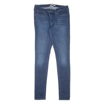 LEVI'S 711 Womens Jeans Blue Slim Skinny Stone Wash W30 L34