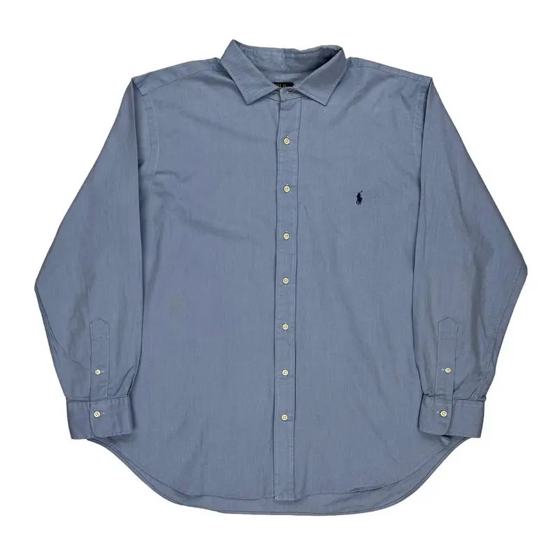 Ralph Lauren Shirt - 2XL Blue Cotton