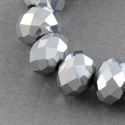 Electroplate Glass Bead Strands
