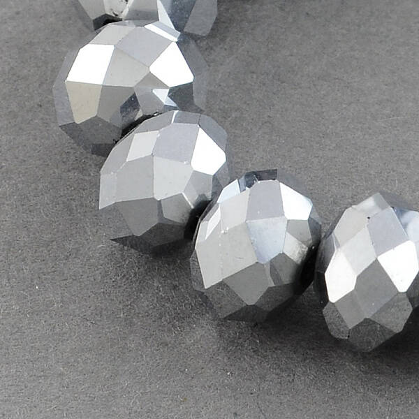 Electroplate Glass Bead Strands