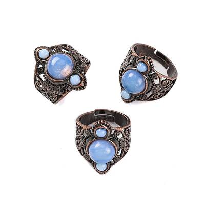 Opalite Retro Finger Rings