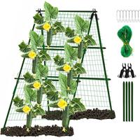 Cucumber grid garden grid rack arched grid, high metal grid rack for climbing plants to support vegetables, peas, fruit vines...