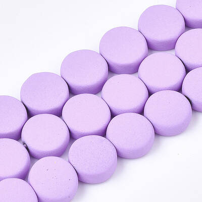 Spray Painted Non-magnetic Synthetic Hematite Beads Strands