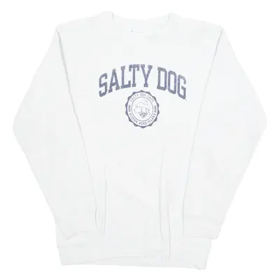 CHAMPION REVERSE WEAVE Salty Dog Cafe Boys Sweatshirt Grey USA 11-12Y