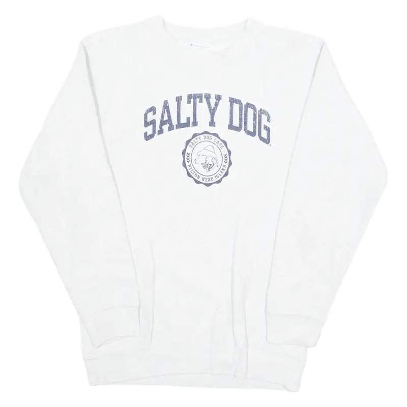 CHAMPION REVERSE WEAVE Salty Dog Cafe Boys Sweatshirt Grey USA 11-12Y