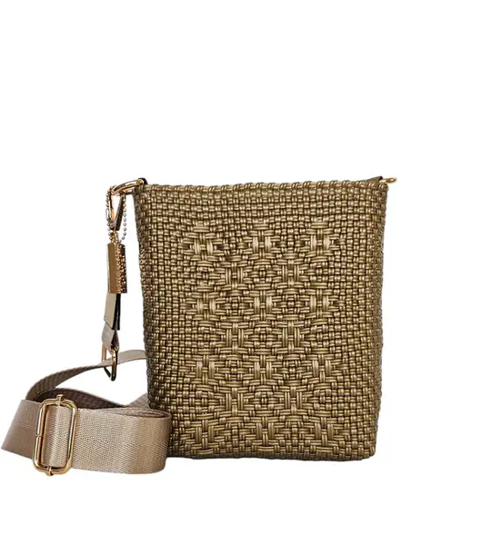 Milano Crossbody Bag - Gold | Color: Chain Strap