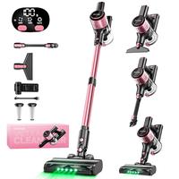 VICEASE Vacuum Cleaner, 350W 30Kpa, 3 Suction, LED Display, Green LED, Powerful Vacuum Cleaner with Sofa Brush for Hard Floor...