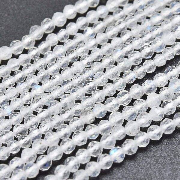 Natural Rainbow Moonstone Beads Strands