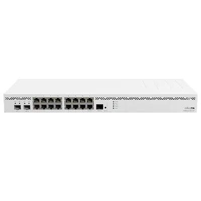 Mikrotik CCR2004-16G-2S+ | 16x Gigabit Ethernet with 2x 10GbE SFP+ Ports Cloud Core Ethernet Router