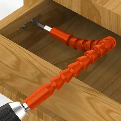 Universal Flexible Drill Extension, Multi-Angle Connector Rod for Precision Drilling, Suitable for Most Drill, Power Tool Ac...
