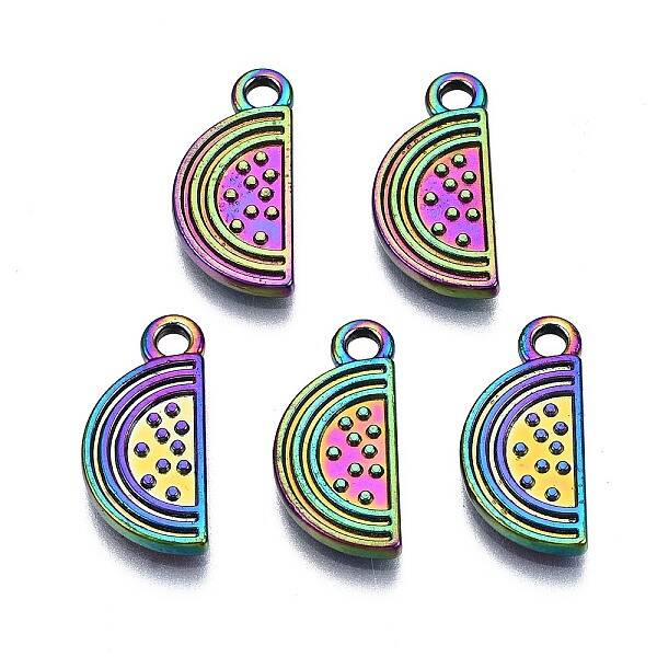Rainbow Color Alloy Pendants
