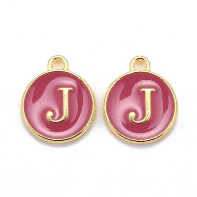 Golden Plated Alloy Enamel Charms