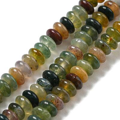 Natural Indian Agate Beads Strands