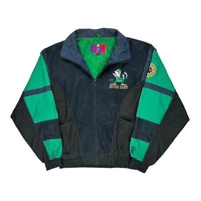 Notre Dame Fighting Irish Pro Player Ncaa Jacket - Medium Black Polyester