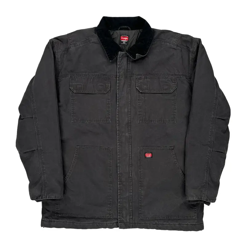 Wrangler Jacket - XL Grey Cotton Blend