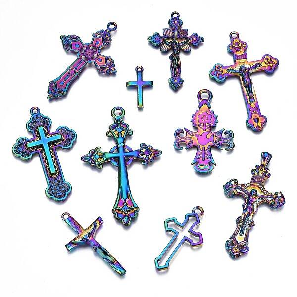 Rainbow Color Alloy Pendants