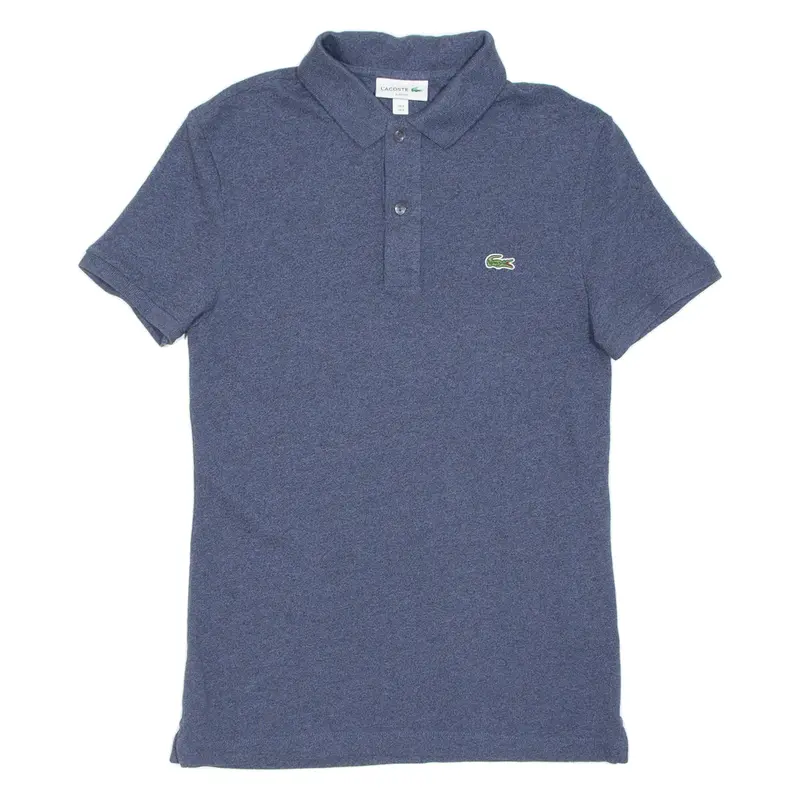 LACOSTE Slim Fit Mens Polo Shirt Blue S