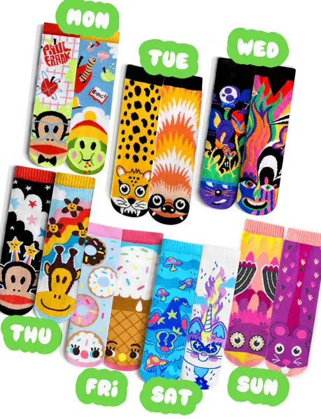 PALS FOR EVERY DAY OF THE WEEK BUNDLE | Size: KIDS SMALL