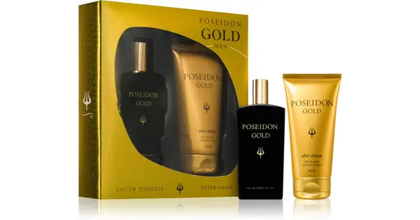 Poseidon Gold Men Eau De Toilette Spray 100ml Set 2 pieces