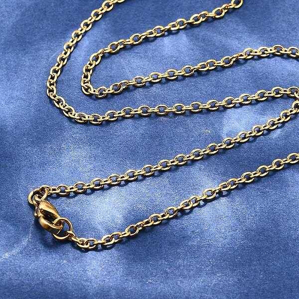 304 Stainless Steel Cable Chain Necklace Making