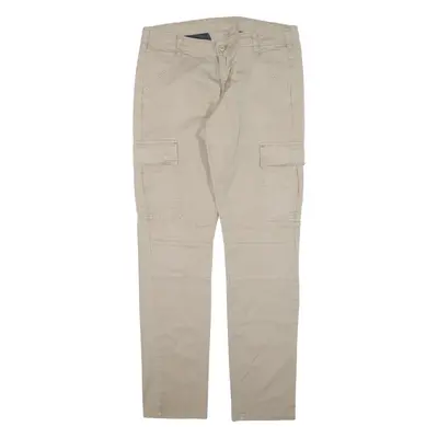 CARHARTT Pilot Pant Cargo Womens Trousers Beige Regular Tapered W33 L32