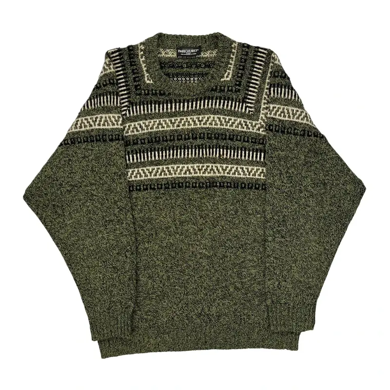 Parkhurst Jumper - Medium Grey Wool Blend