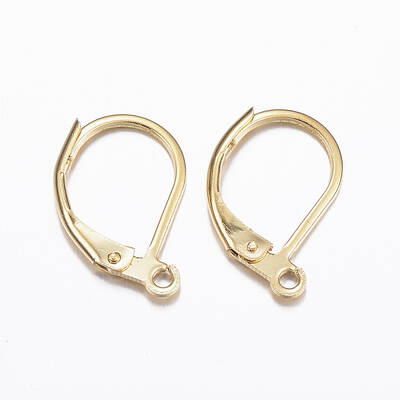 304 Stainless Steel Leverback Earring Findings