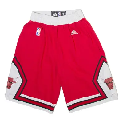 ADIDAS Chicago Bulls Mens Sports Shorts Red S W22