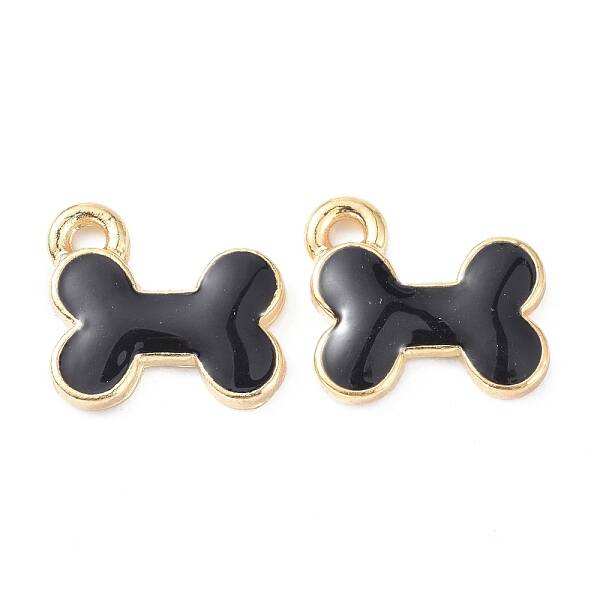 Bone Alloy Enamel Pendants