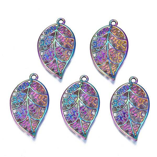 Rainbow Color Alloy Pendants