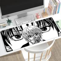 Anime Character Design Large Gaming Mouse Pad, Non-slip Rubber Base Stitched Edge Desk Pad for Desk Laptop Desktop, Office De...