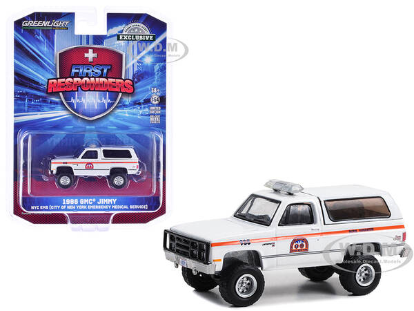 1986 GMC Jimmy White with Orange Stripes \