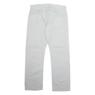 LEVI'S 514 Mens Trousers Grey Regular Tapered W36 L32