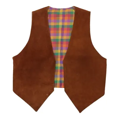Unbranded Waistcoat - Small Brown Suede