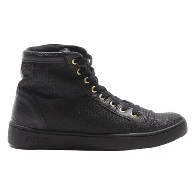 GUESS High Top Trainers Black Synthetic Womens UK 4