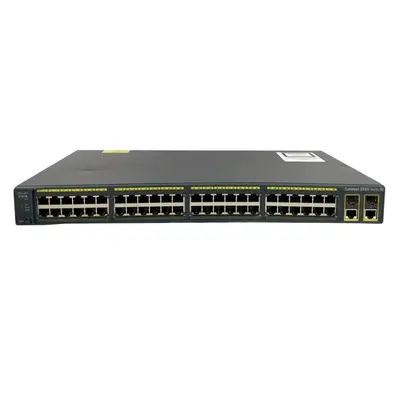 Cisco WS-C2960-48TC-S= | Catalyst 2960 Series 2960-48TC 48 x RJ-45 Ports 10/100Base-TX + 2 x Combo SFP Ports Layer 2 Managed ...
